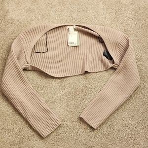 Knitted shrug